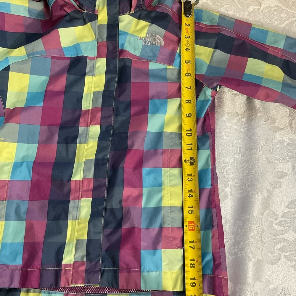 The North Face Girls Size 7/8 Hyvent Resolve Mesh Line Windbreaker Rainbow Color - Picture 7 of 9